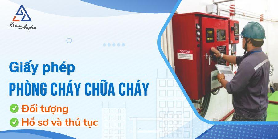 Hồ sơ giấy tờ cần thiết cho công tác phòng cháy chữa cháy